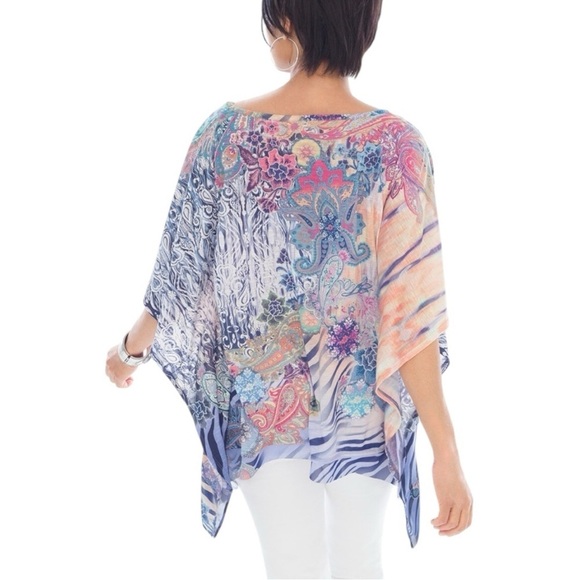 CHICO’S, WOMENS FREE SPIRITED STYLE TOP. SIZE L/XL - Picture 2 of 7